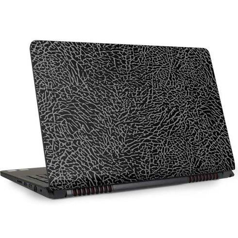Elephant Print Black Dell Inspiron Skin